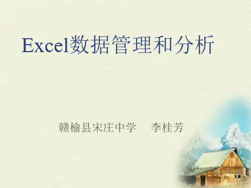 EXCEL数据管理与分析.ppt