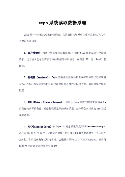 ceph系统读取数据原理