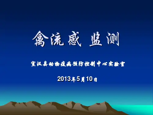 禽流感监测课件