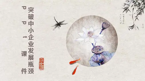 突破中小企业发展瓶颈课件