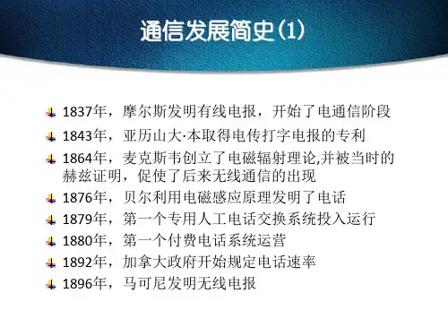 通信发展史