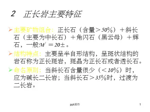 【地质资料】第9章  岩浆岩各论(2)
