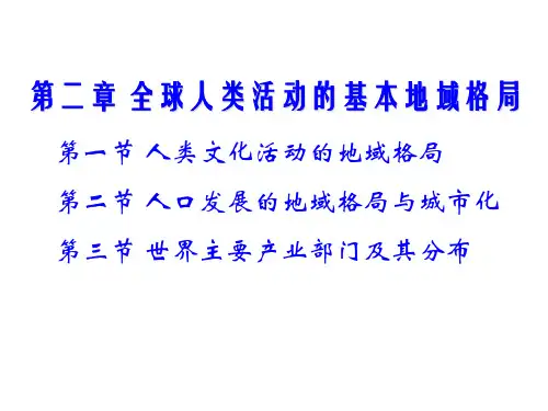 大学《世界地理》课件
