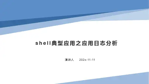 Shell典型应用之应用日志分析课件PPT模板