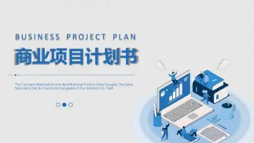 高端商务  商业项目计划书PPT模版