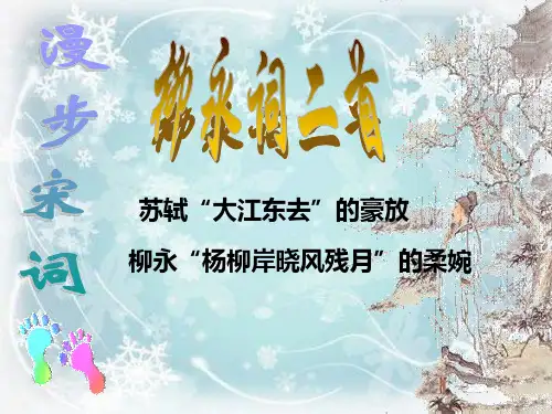 柳永词二首PPT教学课件