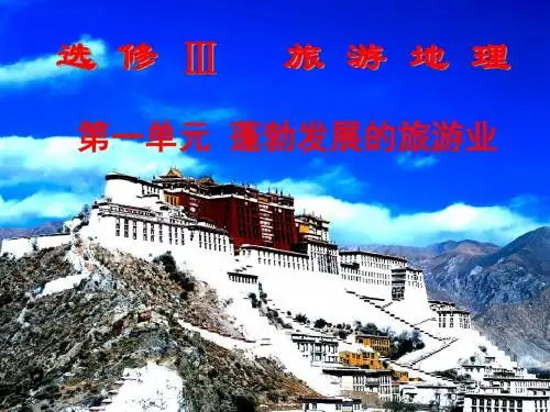 鲁教版高中地理选修3第1单元第1节长盛不衰的“朝阳产业”(共51张PPT)