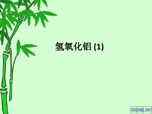 氢氧化铝 (1)ppt课件