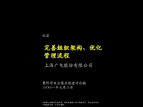完善组织架构、优化管理流程(ppt 72页)2
