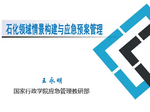 情景构建与应急预案管理