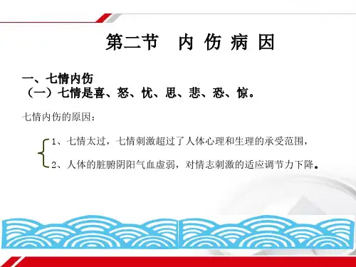 中医学基础内伤病因(详细)