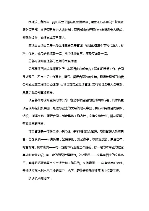 专利服务方案