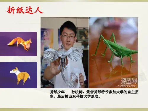 优质课一等奖小学综合实践《巧手工艺坊：有趣的折纸》