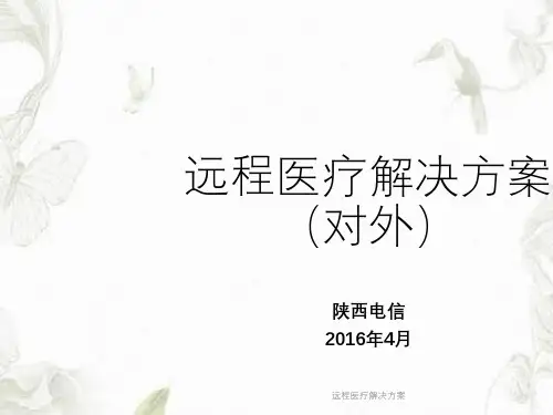 远程医疗解决方案PPT课件