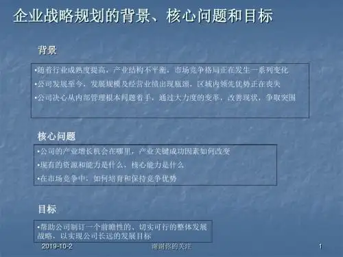 企业战略规划报告.ppt