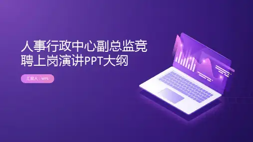 人事行政中心副总监竞聘上岗演讲PPT大纲