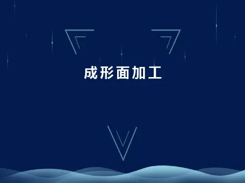 数控车床加工工艺编程-成型面加工