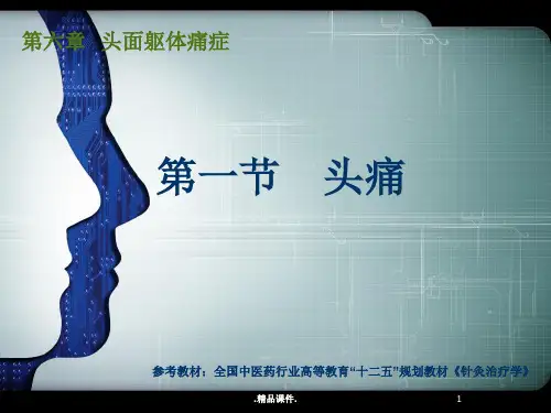 模板针灸治疗之头痛..ppt
