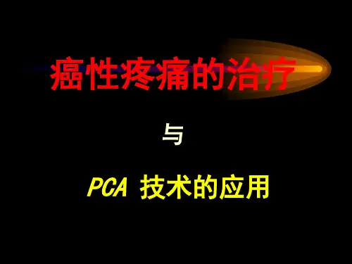 癌性疼痛治疗 ppt课件