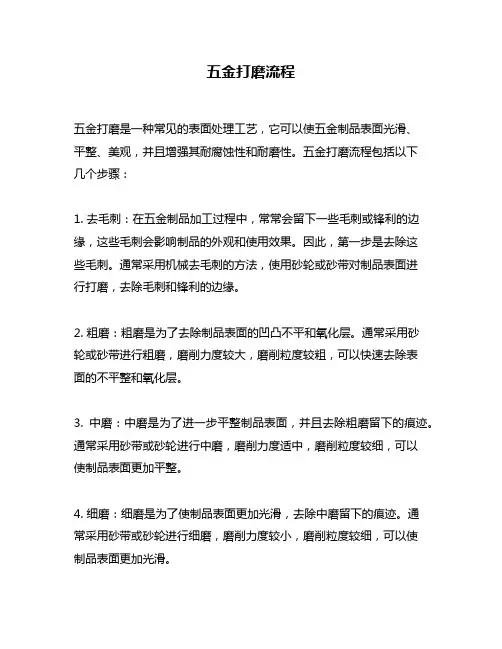 五金打磨流程