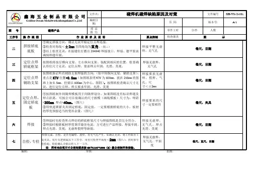 碰焊机作业指导书