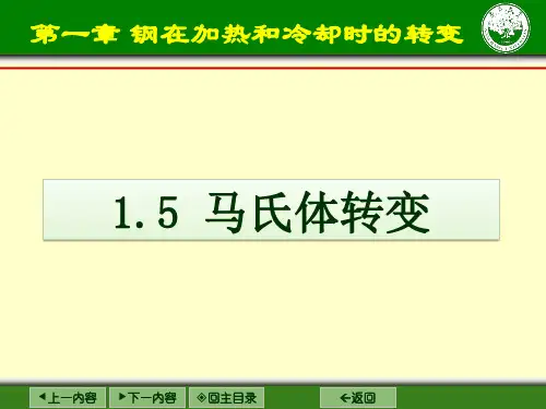 马氏体转变