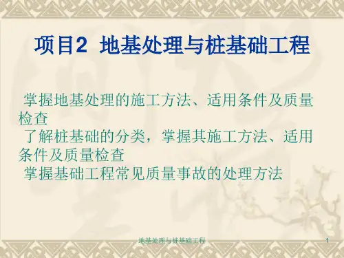 地基处理与桩基础工程课件