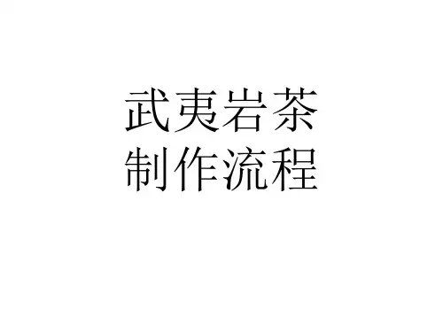 茶叶制作过程ppt