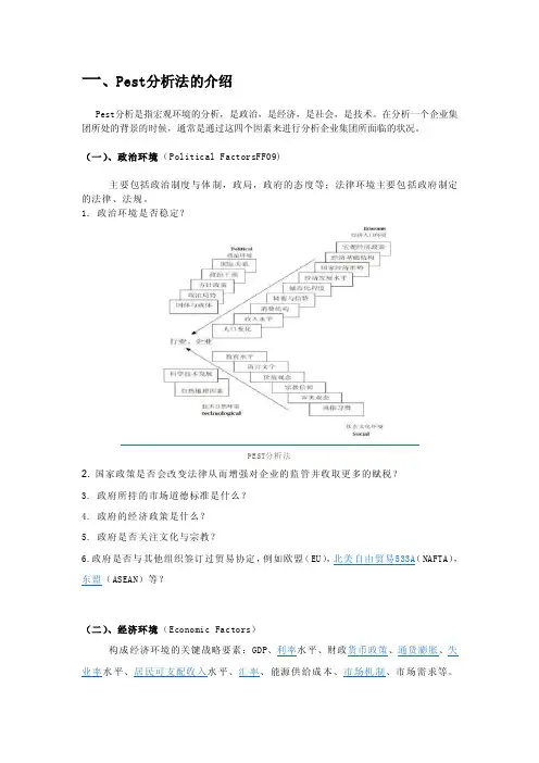 Pest分析法的介绍