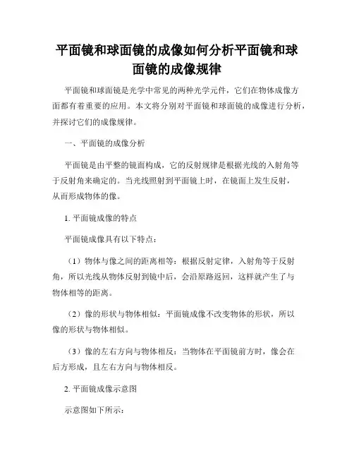 平面镜和球面镜的成像如何分析平面镜和球面镜的成像规律