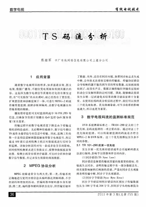 TS码流分析