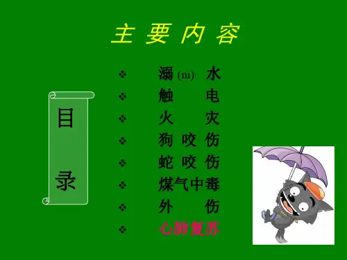 小学急救知识培训课件