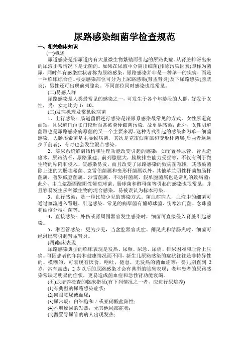 尿液检查操作规程