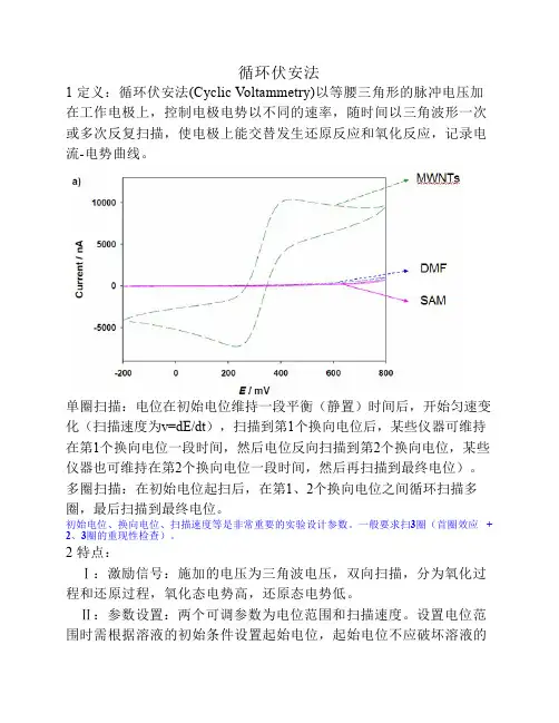 电化学方法总结