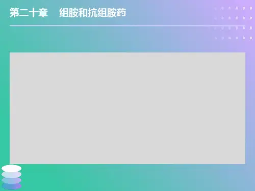 抗组胺药抗消化性溃疡药