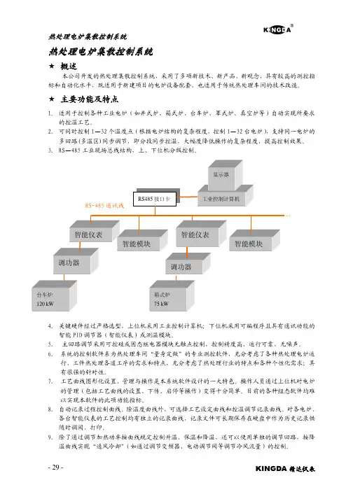 热处理电炉集散控制系统-热处理温度控制系统