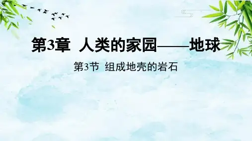 第3节 组成地壳的岩石七年级上册科学浙教版