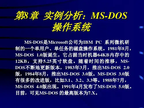 DOS结构分析