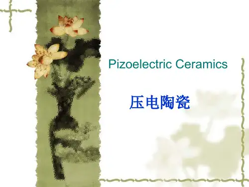 压电陶瓷幻灯片课件