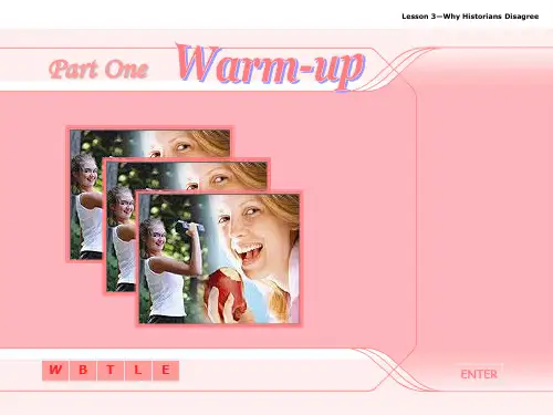 现代大学英语精读4lesson3_warm-up