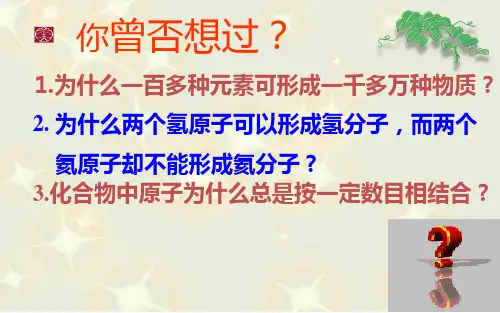 化学键PPT课件