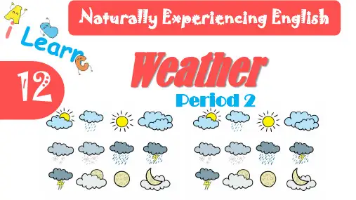 沪教牛津版深圳用英语四年级上册Module 4 Unit 12 Weather Period 2课件