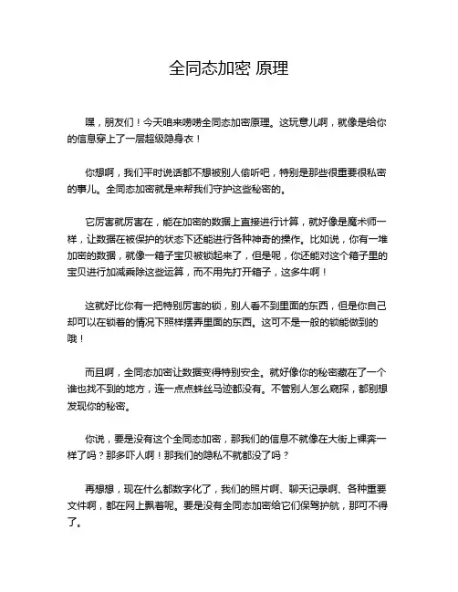 全同态加密 原理