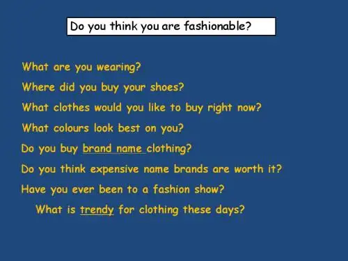 clothes conversation  优秀英语课件,有趣英语课堂游戏