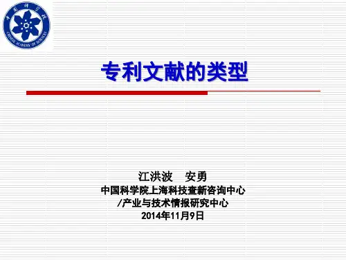 2-专利文献的类型