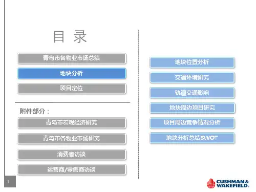 青岛各商圈售价市场报告_104页,研究报告,项目分析