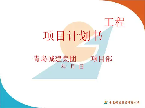 项目计划书格式ppt课件