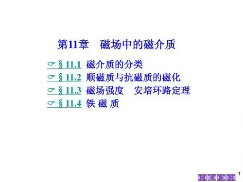 第11章 磁场中的磁介质