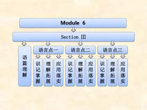 高中英语外研版必修4 课件：Module 6 Section Ⅲ Other Parts of the Module