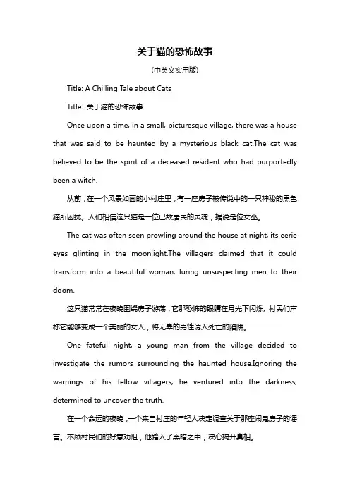 关于猫的恐怖故事